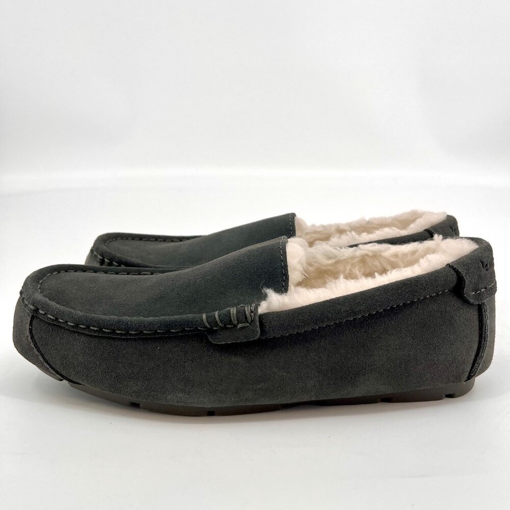 Koolaburra By UGG Suede Tipton slipper Size 9 Sting Gray Fax Bed Lining NWOB - Picture 5 of 9